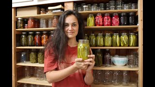Water Bath Canning Mrs. Wages Kosher Dill Pickles