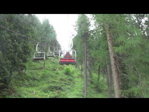 Risalita integrale seggiovia Zemella "Pian Peccei - Ciampiedie" in HD - Vigo di Fassa (TN)
