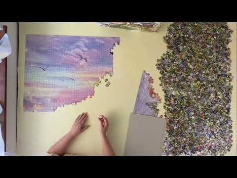 Full Time-lapse:  Educa "Lighthouse at Rock Bay" 4000 pieces