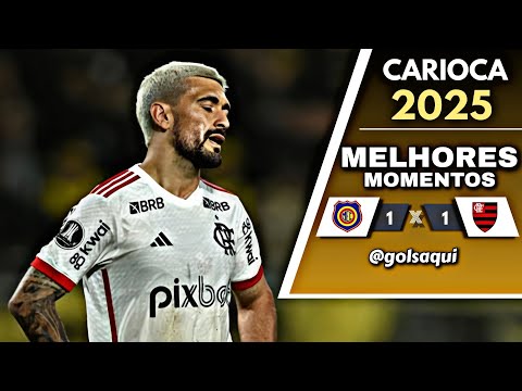 MADUREIRA 1 X 1 FLAMENGO | gols e melhores momentos | CARIOCA 2025 ....