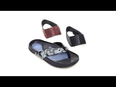 Tony Little Cheeks Bandals Exercise Sandals