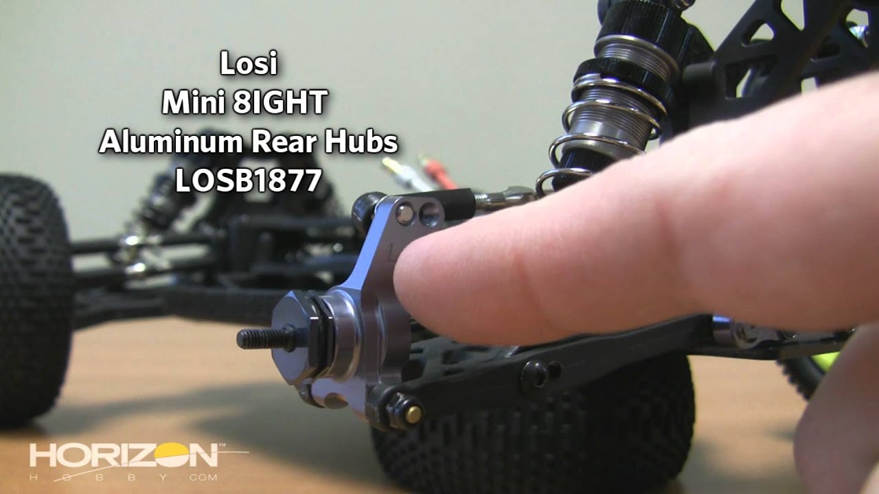 RC auto Losi Mini 8IGHT 1:14, černá