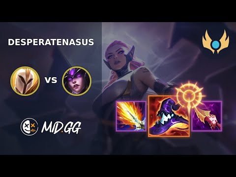 MID.GG: [ DesperateNasus ] Kayle MID vs Syndra | KR CHALLENGER | LOL Season 2025