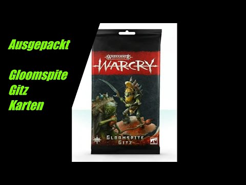 Ausgepackt: Gloomspite Gitz Regelkarten - Warcry - Unboxing Deutsch