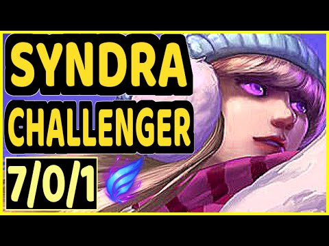 SHOWMAKER (SYNDRA) - 7/0/1 KDA CHALLENGER GAMEPLAY - KR