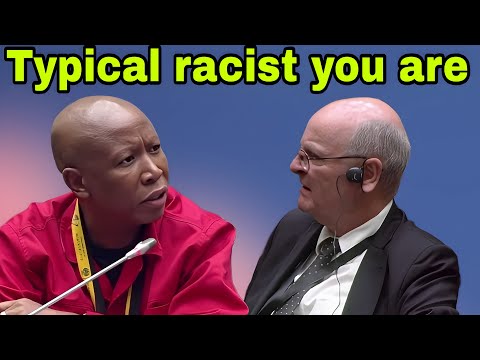 Julius Malema calls Paul O’Sullivan A Typical Racist & supremacist. FORCED TO APOLOGISE.