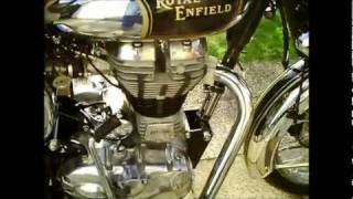 preview picture of video 'ROYAL ENFIELD Bullet Classic chrome black 500cc'