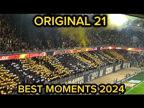 ΑΕΚ / ORIGINAL 21 BEST OF 2024 / ΚΕΡΚΙΔΑ ΟΠΑΠ ΑΡΕΝΑ #aek #football #ultras