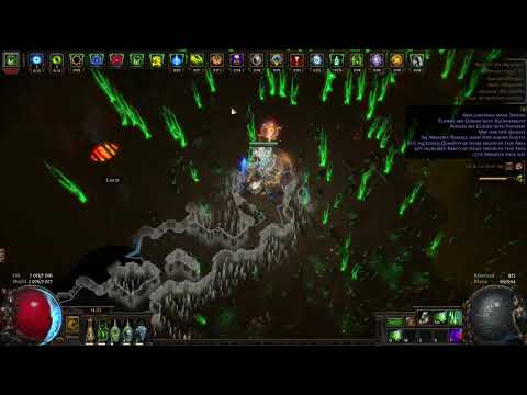 3.9 Self cast Poison Bladefall vs Minotaur