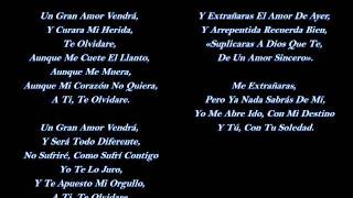 ME EXTRAÑARAS - LOS TEMERARIOS