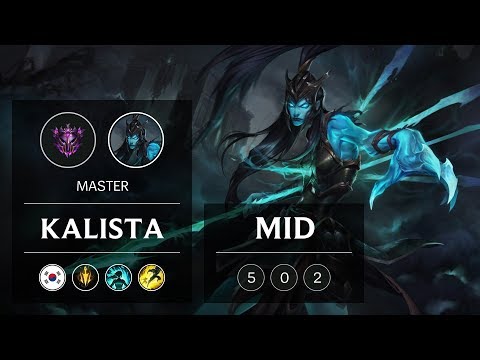 Kalista Mid vs Irelia - KR Master Patch 9.2