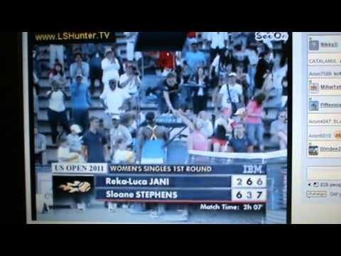 Reka Jani loses 1st round match vs Sloane Stephens