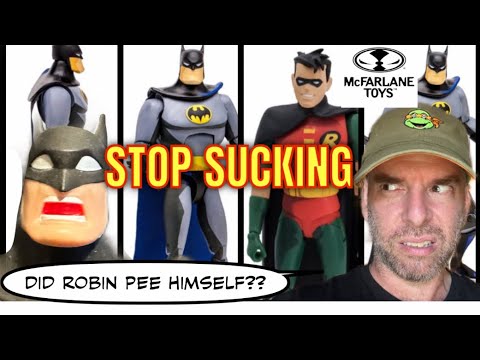 How to RUIN a once beautiful line…the McFarlane way!  DC comics Batman animated Fall Geekout