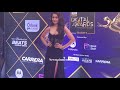 Rashi Khanna In Glamours Black Dress Attends The IWMBuzz Digital OTT Awards Season 5
