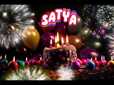 Amazing Happy Birthday 🎈 SATYA song. Happy Birthday song with names
