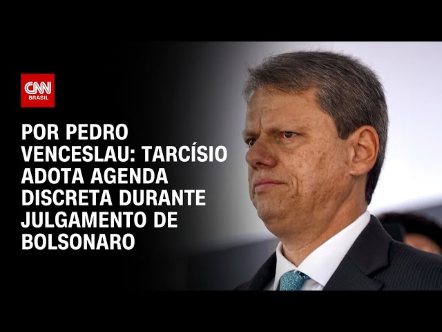 Tarcísio de Freitas adota agenda discreta durante julgamento de Bolsonaro | CNN 360º