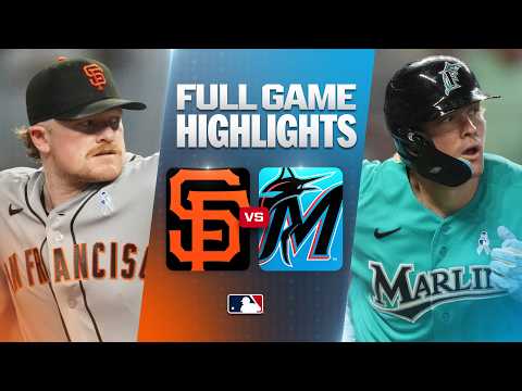 마이애미 VS 샌프란시스코 2:1 MLB 하이라이트