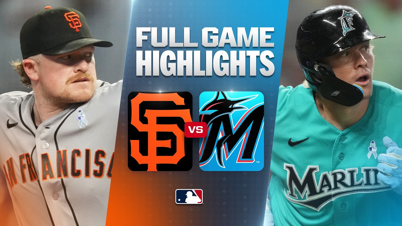 GIANTS vs. MARLINS Full Game Highlights (6/21/26) | MLB Highlights