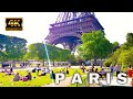 Paris France 4K Walking In Paris Walking Around Eiffel Tower