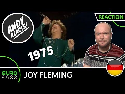 ANDY REACTS! Joy Fleming - Ein Lied Kann Eine Brücke Sein (Germany 1975) EUROVISION REACTION!