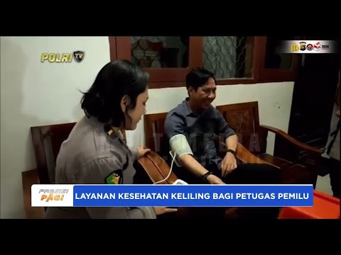 POLDA BANGKA BELITUNG BERIKAN LAYANAN KESEHATAN KELILING BAGI PETUGAS PEMILU