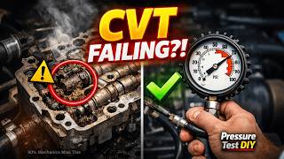 How to Diagnose CVT Valve Body Clogs Before Transmission Failure (DIY Pressure Test Guide)