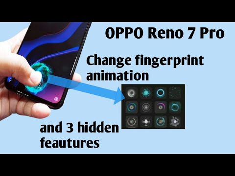 How To Change Fingerprint Animation In OPPO Reno 7 Pro ll VK android 07