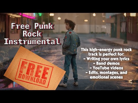 Free Punk Rock Instrumental 10 – No Copyright | Emotional Pop-Punk Backing Track | Create Own Song