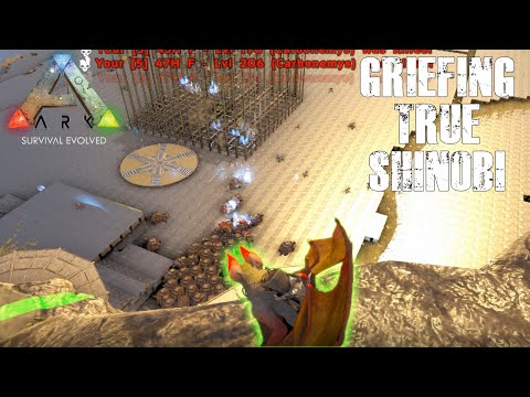 Ark Survival: GRIEFING TRUE SHINOBI