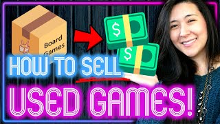 How to SELL your USED Board Games! 💸 | Getting into Gaming #4 👩🏻‍🏫