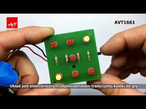 AVT1661 - Elektroniczna kostka do gry