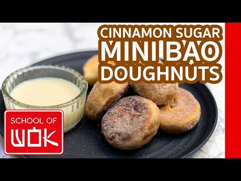 Moreish Cinnamon Sugar Mini Bao Doughnuts Recipe!