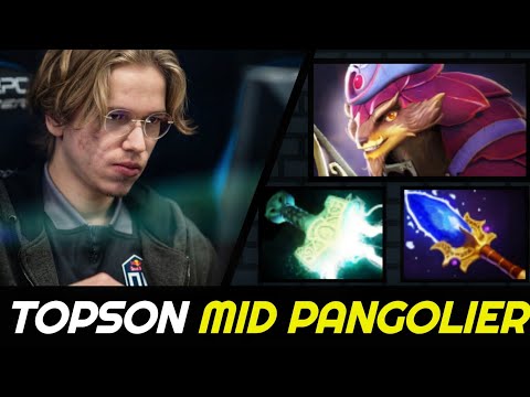 TOPSON Super Annoying Pangolier with Scepter Build 7.27 Dota 2