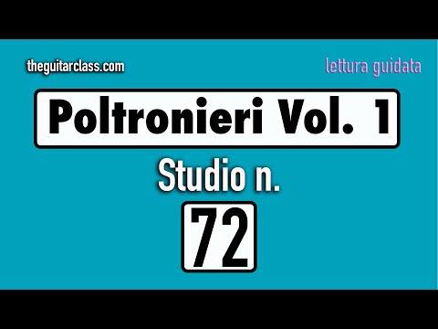 Solfeggio - Studio n. 72 - Poltronieri (Vol.1) - lettura guidata