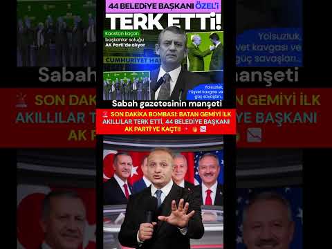 ⭐ CHP’DE RÜŞVET YOSUZLUK VE KAOS TAVAN YAPTI, 44 BELEDİYE BAŞKANI AK PARTİ SAFLARINA KOŞTU! 💎  

✨ Vatandaşa hizmet yerine şahsi menfaatlerinin derdine düşen siyasetçiler halkın gözünde tamamen bitti! 📢  

🎯 Özgür Özel’in genel başkanlık sürecinde aday gösterip seçtiği o isimler, son 2,5 yılda bu kaotik ve işlevsiz yapıdan adeta kaçarak AK Parti saflarına katıldı! ⭐  

📢 Toplam sayı tam 44'e ulaştı la! 💎  

⭐ Yüzde 10'u tabana kuvvet tüydu! 💎 2024 yerel seçimlerinde CHP yurt genelinde 420 belediye kazanmıştı. 🔥 O günden bu yana partiden istifa edip AK Parti'ye katılan belediye başkanı sayısı 44'e tırmandı. 📢 Böylece Özgür Özel ve ekibi tarafından aday gösterilen her 10 isimden 1'i AK Parti'ye geçmiş oldu! 💎  

🔥 Son olarak Çerkezköy, Çiğli, Elmalı, Şenkaya ve Marmara belediye başkanlarının da bu kervana katılmasıyla muhalif kanattaki çatırtılar tavan yaptı! ✨ Özgür Özel ve A takımının tercihleri yerle bir oldu! ✨  

⭐ Başkanların AK Parti'ye geçiş gerekçelerinde ne var biliyor musunuz? 💎 Yolsuzluk iddiaları, şüpheli ihaleler, şaibeli işler, baskı ve pavyona dönen kurumsal yapı! ⭐  

💎 ŞİMDİ SORUYORUZ LA: Sizin o CHP dediğiniz bataklıkta daha ne kadar kaçış olacak? ✨  

✨ Reis dev gemiyi dimdik yönetirken, siz önce kendi kapınızın önünü süpürün! 🚀  

🔥 Alın şimdi bu gerçeği başınıza çalın, sesinizi de kesip önünüze bakın la! ✨  

🚀 Siz bu büyük kaçışa, CHP'nin bu ibretlik çöküşüne ne diyorsunuz dostlar? 📢 Yorumlarda toplanın la! 📢  

🎯 Yazan: Bülent Taşgın 

✨ #BülentTasgin #RecepTayyipErdogan #AKParti #CHP #SiyasetMizahı #Gündem #Haber #İroni #SonDakika #Siyaset #Mizah #Keşfet 