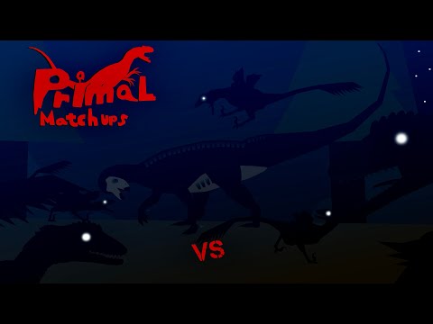 (STICKNODES) Animated Dinosaur Fight - Deinonychus horde vs Tenontosaurus