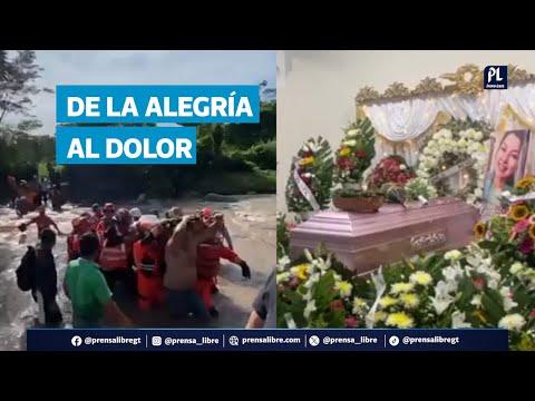 Familiares despiden a Gabriela Maldonado, arrastrada por la corriente del río Cabuz en San Marcos