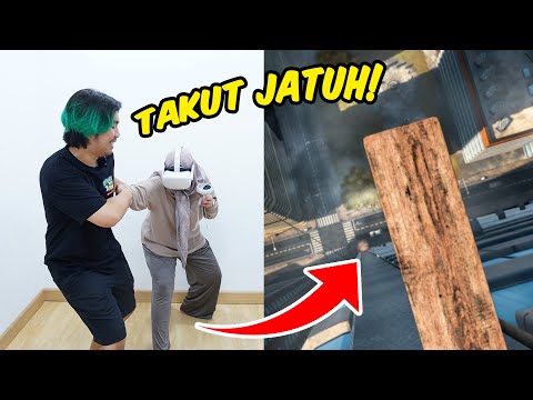 BERASA JATUH DARI GEDUNG! - Main VR Plank Mama Sampai Ketakutan | Keluarga Ziyan