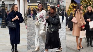 Timeless Old Money Style and Quiet Luxury outfits.  Street Fashion