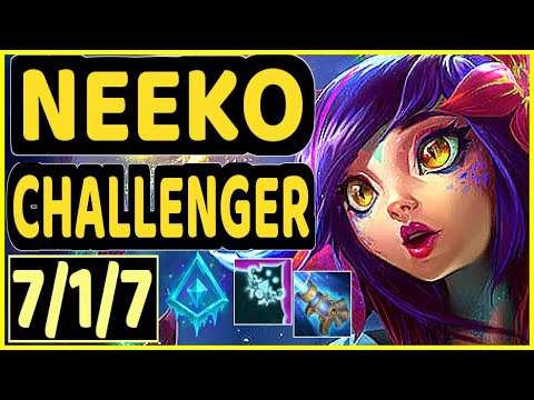 XDSMILEY (NEEKO) vs CAITLYN - 7/1/7 KDA BOTTOM ADC CHALLENGER GAMEPLAY - EUW