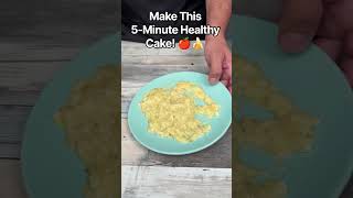 ​How to Make a Healthy Apple Cake in 5 Minutes (No Sugar, No Flour) 🍎🍌#shorts