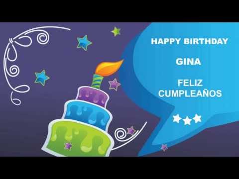 Gina - Card Tarjeta_519 2 - Happy Birthday