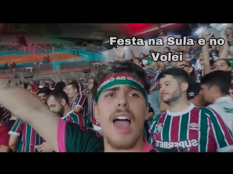 É SHOW NO CAMPO. É SHOW NA QUADRA. É SHOW NA ARQUIBANCADA. Vlog: Fluminense x GV San Jose