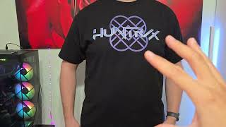Amazing Huntr/x Logo Mens T-Shirt Kpop Demon Hunters Black 2025