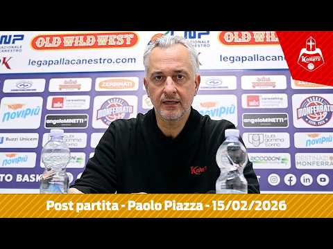 Monferrato vs. Legnano post-match | Paolo Piazza, February 15, 2026