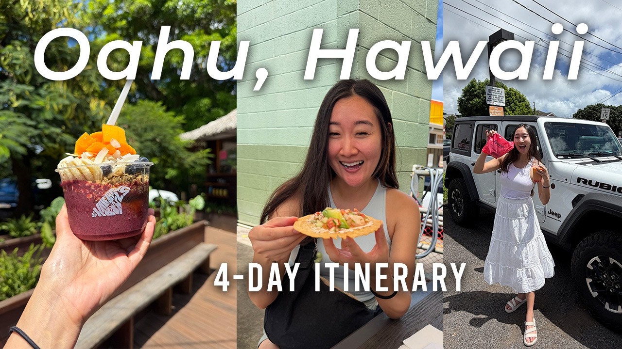 Hawaii Travel Vlog: 4 Days of Eating the Best Food in Oahu