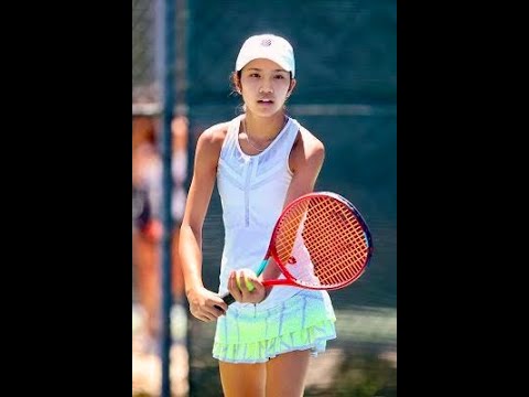 Alexis Nguyễn grinding out a point with #35 ATP Jenson Brooksby