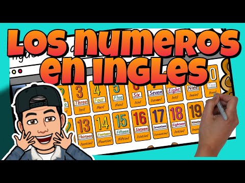 🔢 Los NÚMEROS en INGLÉS del 1 al 20 para NIÑOS con CANCIÓN 🎶