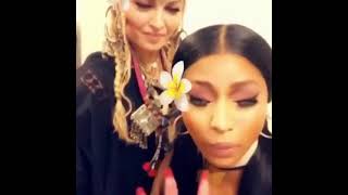 Madonna Kissing Nicki Minaj