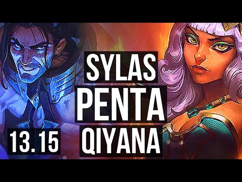 SYLAS vs QIYANA (MID) | Penta, 66% winrate, Legendary, Rank 14 Sylas | TR Grandmaster | 13.15